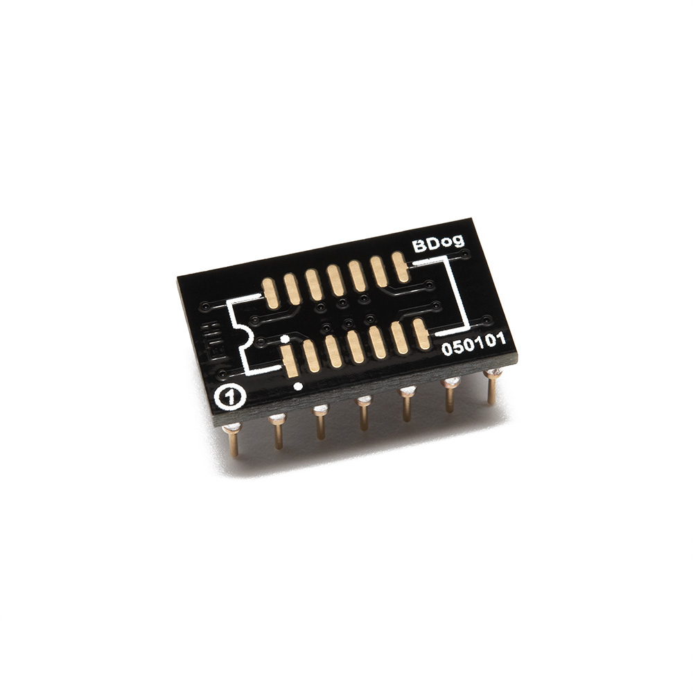 BrownDog 050101 SOIC-14 to 14-pin DIP adapter