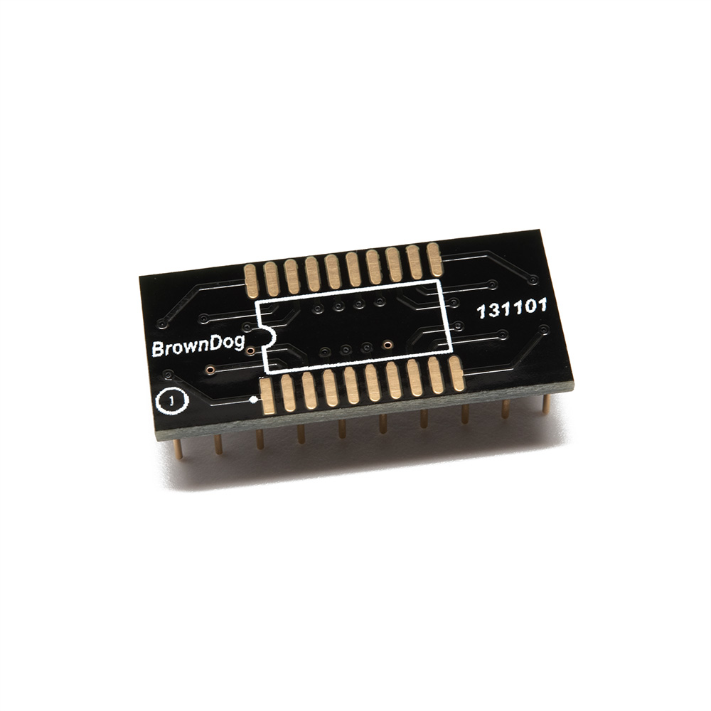 BrownDog 131101 SOIC-20 to 20-pin DIP adapter