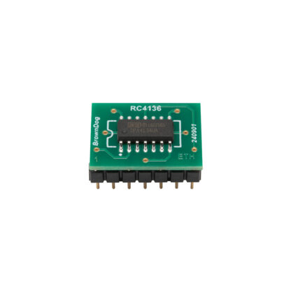 BrownDog RC4136 upgrade adapter SOIC-14 version with OPA4134UA installed